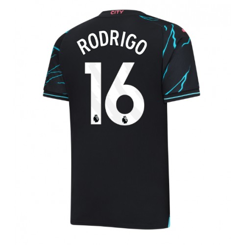 Maillot de foot Manchester City Rodri Hernandez #16 Troisième 2023-24 Manches Courte